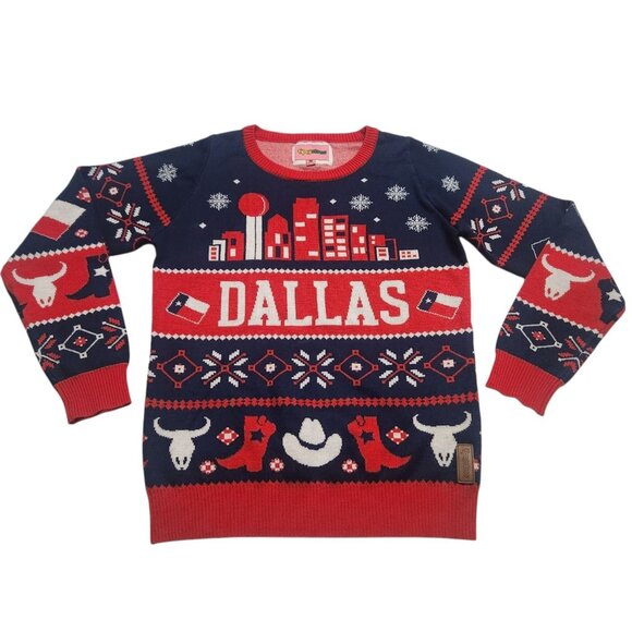 Tipsy Elves Other - Tipsy Elves Dallas Texas Ugly Christmas Sweater Size M Adult Unisex